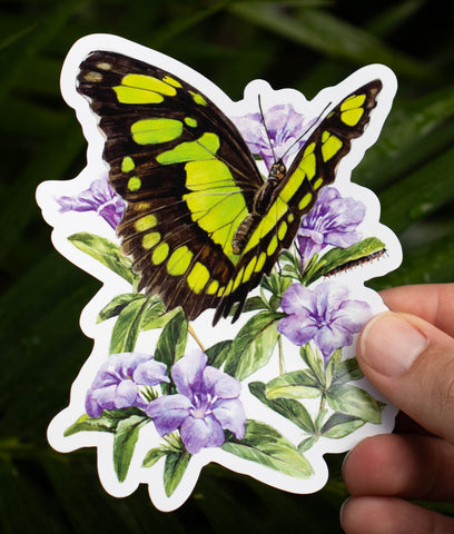 Malachite Butterfly Magnet