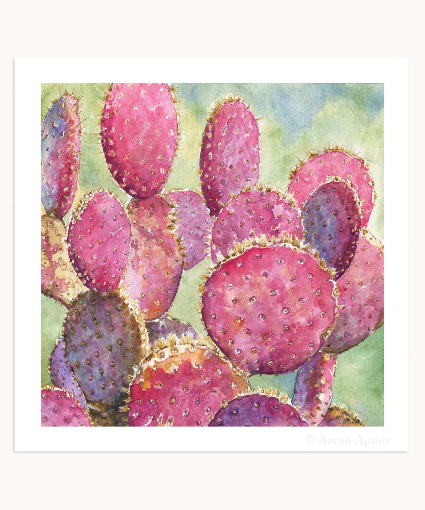 Opuntia santa-rita Print