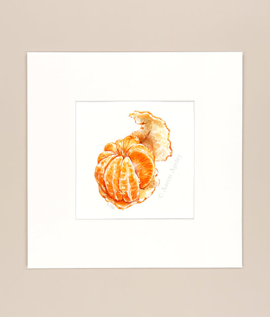 Orange Study 2  - Original Watercolor
