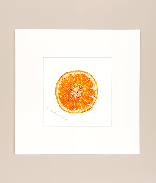 Orange Study 1  - Original Watercolor