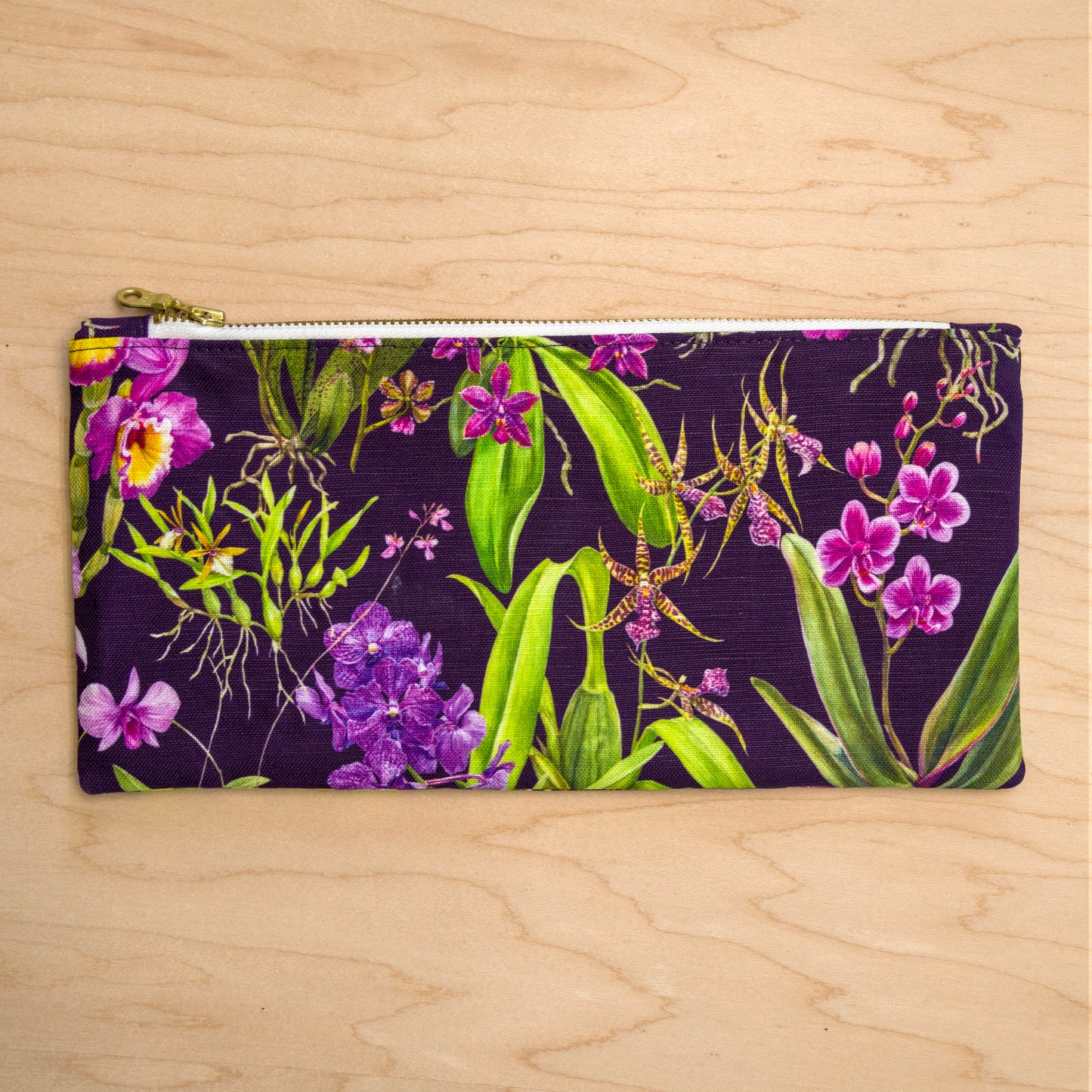 Orchid Specimen Zipper Pouch