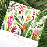 2024 Botanical Illustration Wall Calendar