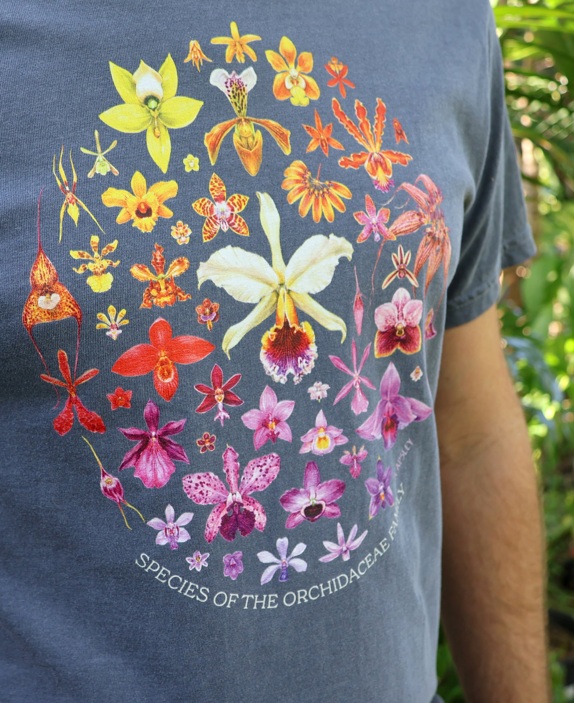 Orchid Flowers T-Shirt – Aaron Apsley Artwork