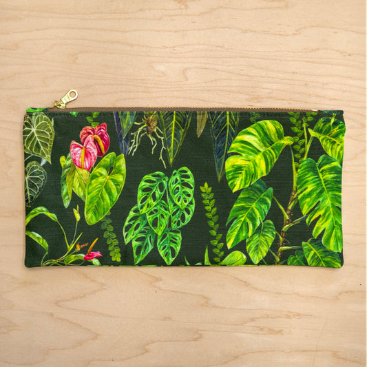 Aroid Zipper Pouch