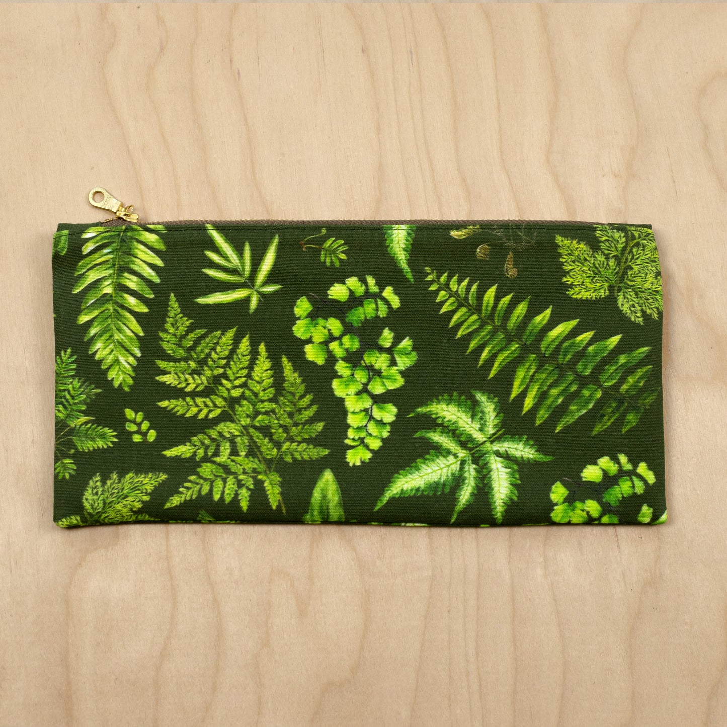 Ferns Zipper Pouch