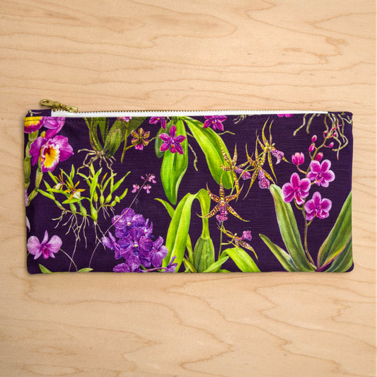 Orchid Specimen Zipper Pouch
